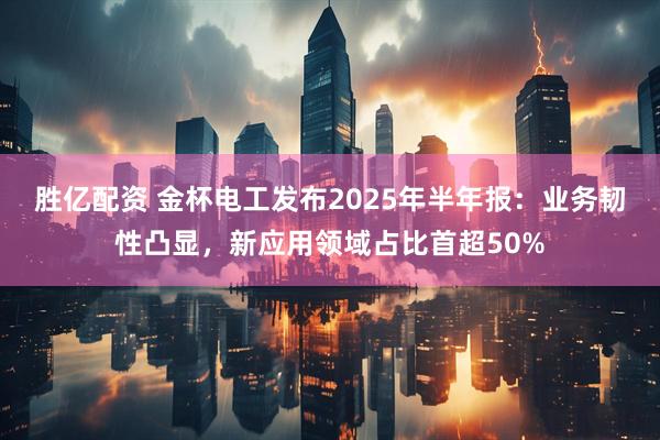 胜亿配资 金杯电工发布2025年半年报：业务韧性凸显，新应用领域占比首超50%